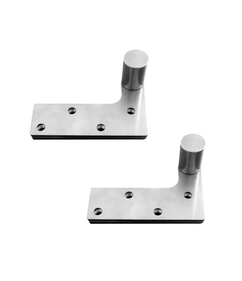 Dobradiça Pivo de Canto 120kg Inox Escovado Geris