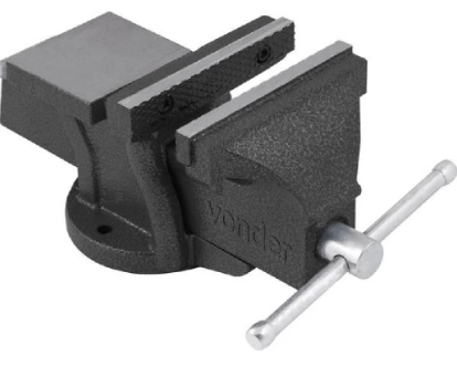 Torno de Bancada N.4 Fixo Abertura 75mm Nodular Vonder