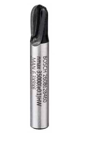 Fresa Meia Cana 6,3mm Bosch