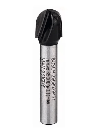 Fresa Meia Cana 9,5mm Bosch