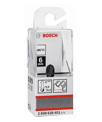 Fresa Meia Cana 9,5mm Bosch