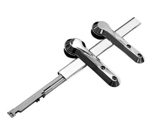 Kit Evo 60 a 80kg com Trilho 3 Metros Cromado Rometal