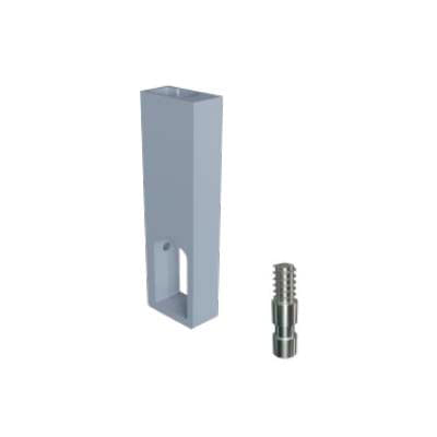 SUPORTE CINTRE CENTRAL CHAMPAGNE CLARO ROMETAL