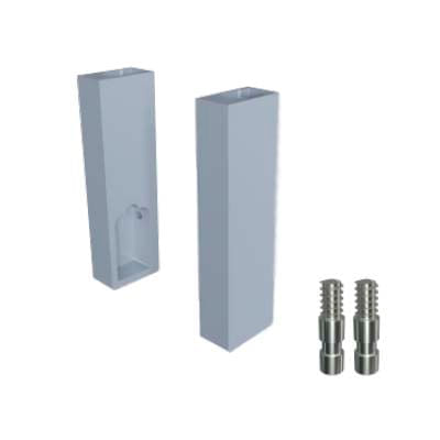 SUPORTE CINTRE TOPO LATERAL CHAMPAGNE CLARO ROMETAL