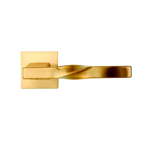 Maçaneta Narval Externa Quadrada Gold Zen