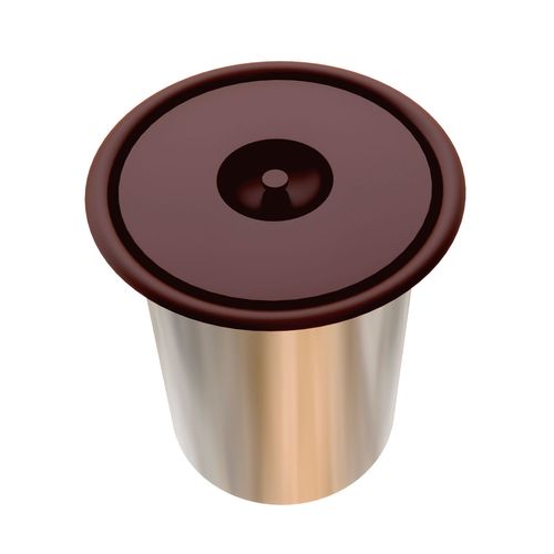 LIXEIRA DE EMBUTIR 5 LITROS INOX CORTEN FORMI
