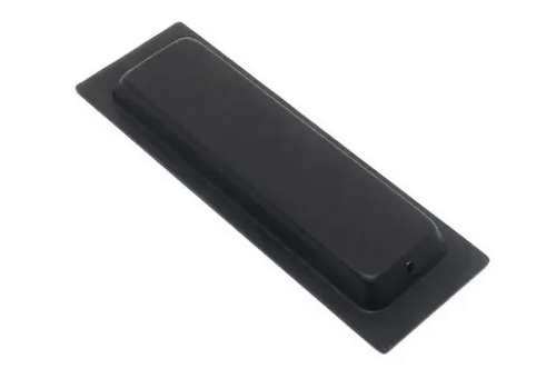 Puxador Concha Quadrada 150mm Inox Preto Pado