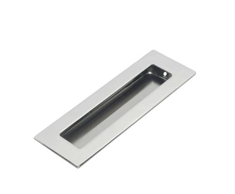Puxador Concha Quadrada 150mm Inox Escovado Pado