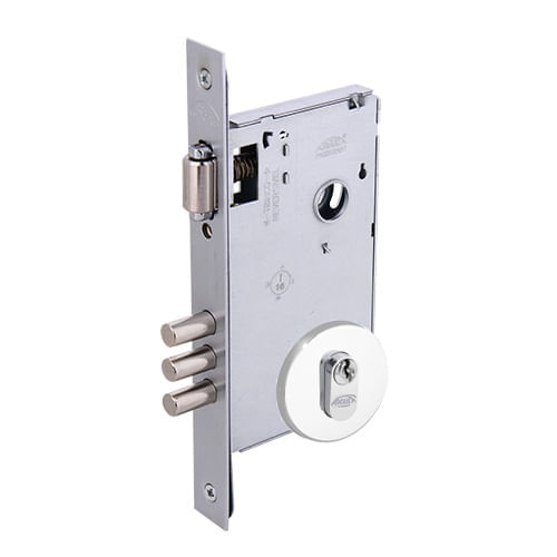 Fechadura Rolete 55mm Externa 4310 3 Pinos Inox Polido Arouca