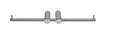 PAPELEIRA BALL DUPLA INOX POLIDO FORMI
