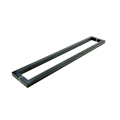 Puxador Duplo Une 1000mm Inox Preto Formi