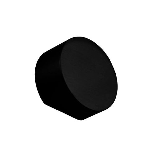 Puxador Rádio 16mm Preto Zen