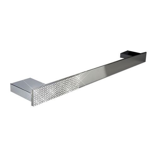 TOALHEIRO SIMPLES GLAM DIAMOND 450MM CROMADO E POLIDO ZEN