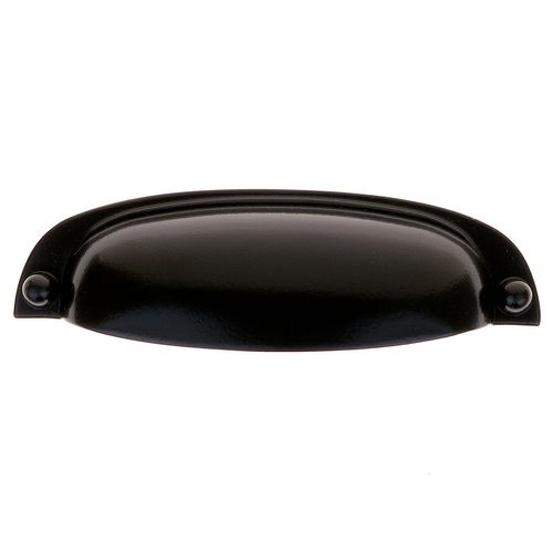 Puxador Concha Stillo 96mm Preto Fosco Gruppa