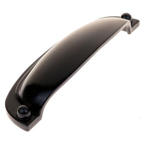 Puxador Concha Stillo 96mm Preto Fosco Gruppa