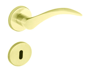 Fechadura Interna Icaro 1851 Latão 55mm Dourado Escovado Imab