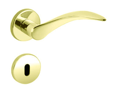 Fechadura Interna Icaro 1851 Latão 55mm Dourado Polido Imab