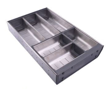 DIVISOR DE TALHERES INOX 280 X 500MM HAFELE