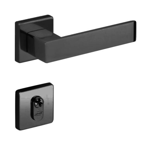 Fechadura Externa Tess 1300 Zamac 40mm Preta Imab
