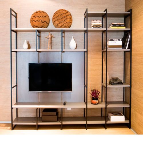 ESTRUTURA TUBULAR 20MM X 1440MM X 550MM PRETO MASUTTI
