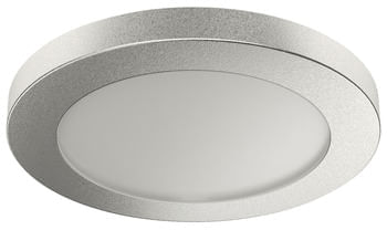 LUMINÁRIA LOOX 2050 REDONDA SOBREPOSTA  PRATA LUZ FRIA HAFELE