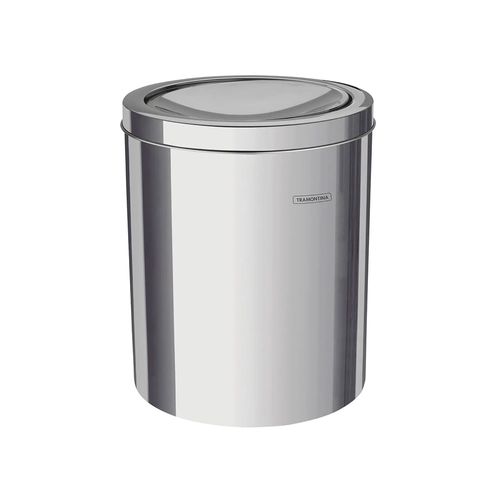 Lixeira Swing 5 Litros Basculante Inox Polido Tramontina