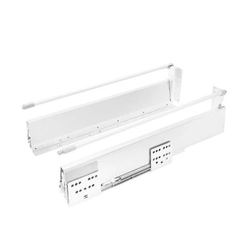 Kit Gaveta Alto Drawer Média 135x500mm Branca Hafele