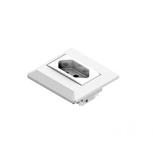 MINI ESPELHO SERIE 100 COM 1 TOMADA 20A  BRANCO QTMOV