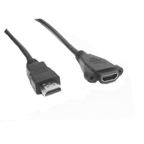 EXTENSÃO HDMI 1.5M FEME E MACHO PRETO QTMOV