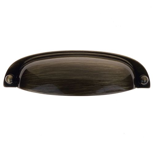 Puxador Concha Stillo 96mm Ouro Velho Gruppa