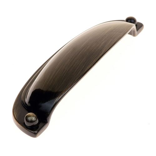 Puxador Concha Stillo 96mm Ouro Velho Gruppa