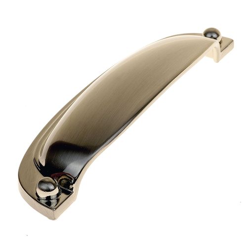 Puxador Concha Stillo 96mm Níquel Escovado Gruppa