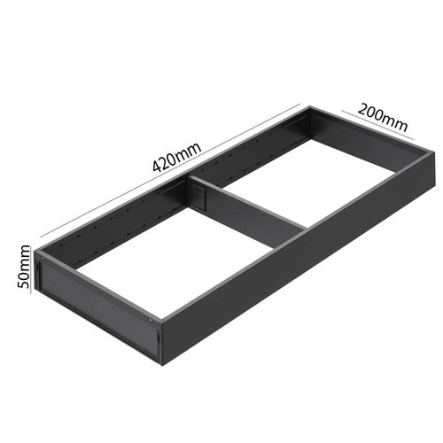 Divisor de Talheres Ambia-Line Preto 422 X 200mm Blum