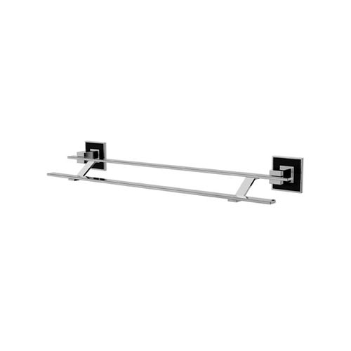 TOALHEIRO JAZZ DUPLO 650MM SEM APLIQUE INOX POLIDO ZEN