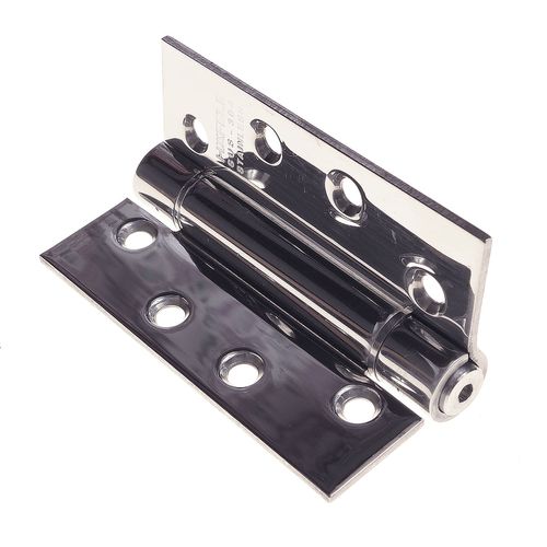 Dobradiça com Mola 4x3" Inox Polido Hafele