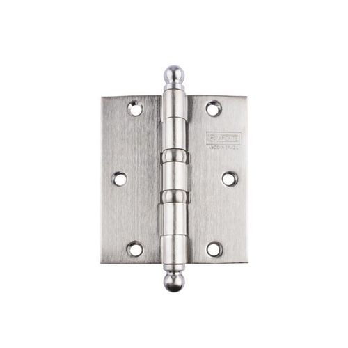 Dobradiça 85 3x2.5" com Anel Avulsa Cromo Acetinado La Fonte