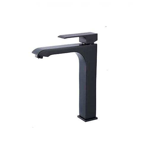 Monocomando de Mesa Bica Alta para Lavatório Preto Fosco Dg1186.pf Dego Metais