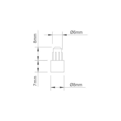 SUPORTE PRATELEIRA 6X8 COM 10 UNIDADES PRETO STAR PLAST