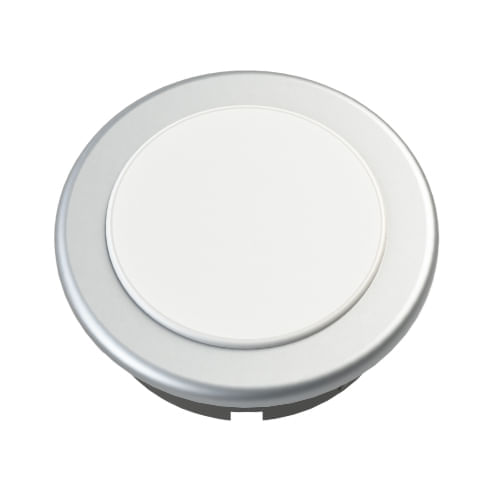 LUMINÁRIA LED VEGA LUZ QUENTE ARO BRANCO LUMITEK