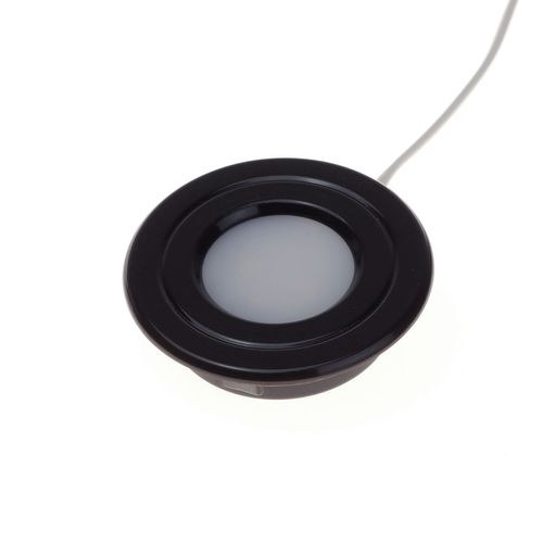 Luminária Led Pop Luz Quente Aro Marrom Lumitek