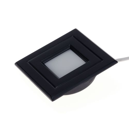 Luminária Led Pop Luz Fria Aro Preto Lumitek