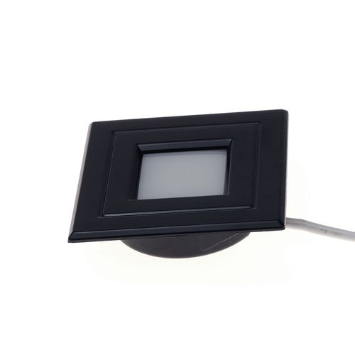 Luminária Led Pop Luz Fria Aro Preto Lumitek