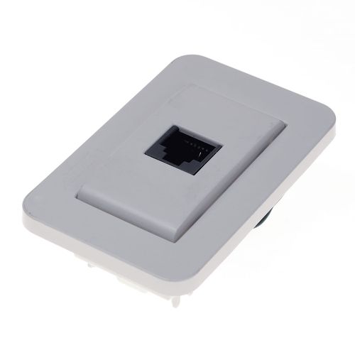 TOMADA PARA MOVEIS RJ-11 TELEFONE DE EMBUTIR BRANCA LUMITEK