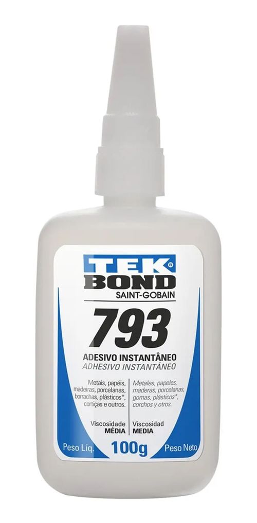 Adesivo Instantâneo 793 Multiuso 100g Tekbond