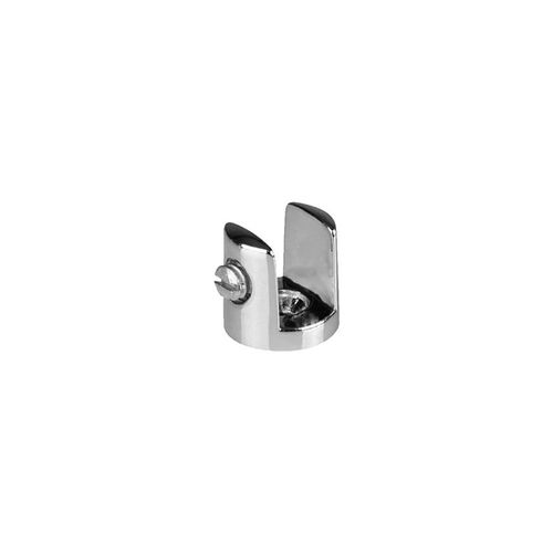 SUPORTE FENDA REDONDO 10MM CROMADO BASE