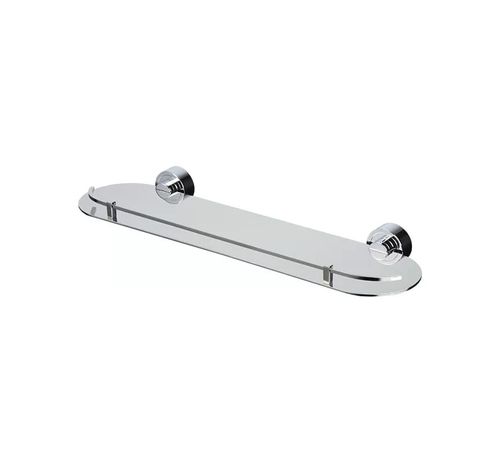 PRATELEIRA ANELLO CROMADA COM GUARNIÇÃO ZEN