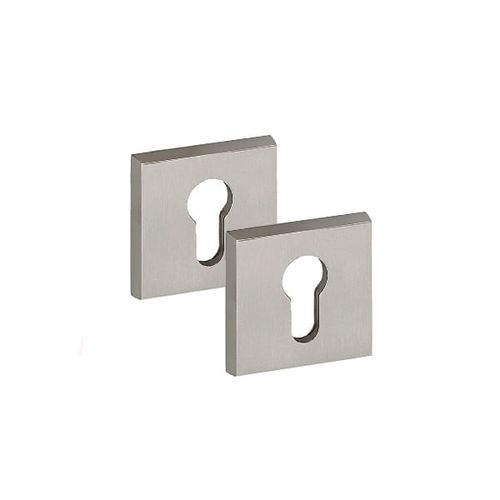 Conjunto de Roseta Externa 304 Inox Escovado Keso