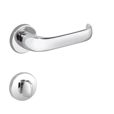 Fechadura Banheiro Duna 1300 Zamak 40mm Cromo Acetinado Imab