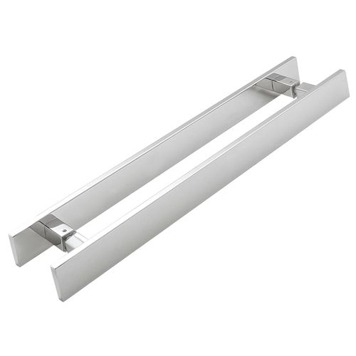 Puxador Duplo Planus 750mm Inox Escovado Geris