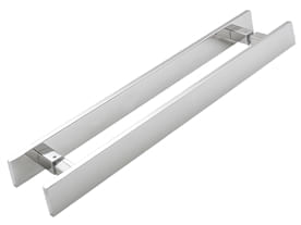 Puxador Duplo Planus 500mm Inox Escovado Geris